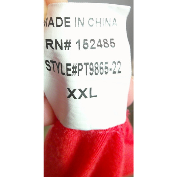 Paper Moon XXL Women's Short Sleeve Coral White V-neck Style PT9865-22 - Picture 8 of 8